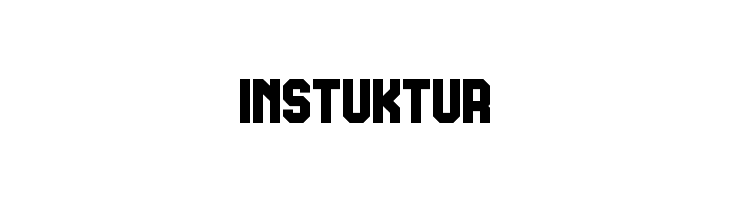 INSTUKTUR Headline Gothic Regular Font