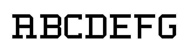 WLM 1F Block Serif Regular  Free Fonts Download