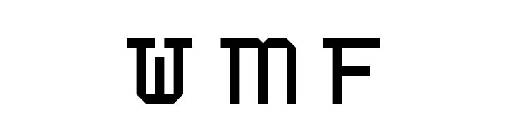 WLM 1F Block Serif Regular  Free Fonts Download