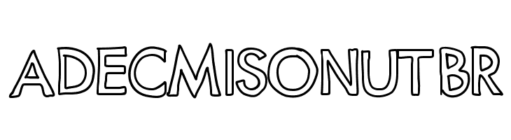 JustColesBlockOutlines  Free Fonts Download
