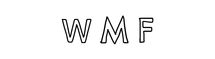 JustColesBlockOutlines  Free Fonts Download