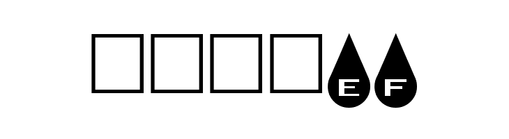 AlphaShapes raindrops  Free Fonts Download