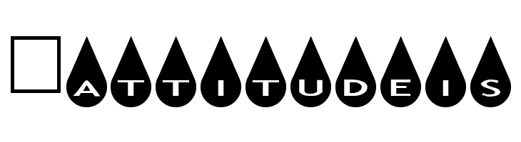 AlphaShapes raindrops  Free Fonts Download