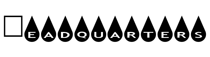 AlphaShapes raindrops  Free Fonts Download