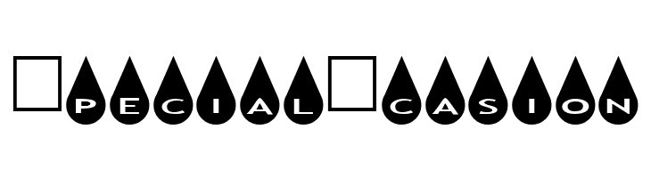 AlphaShapes raindrops  Free Fonts Download