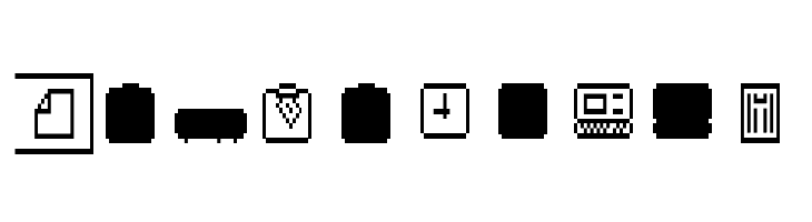 Empty Folders 2X3Y  Free Fonts Download