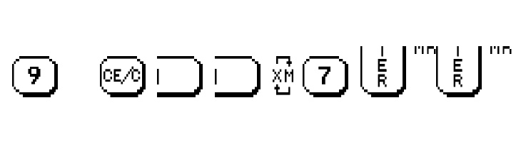 LisaCalc Paper 2X3Y  Free Fonts Download