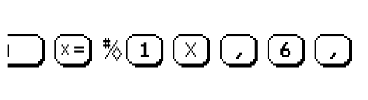 LisaCalc Paper 2X3Y  Free Fonts Download