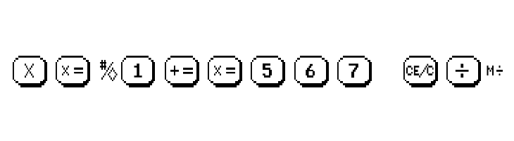 LisaCalc Paper 2X3Y  Free Fonts Download