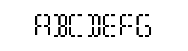 SixteenSegments  Free Fonts Download
