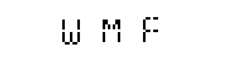 SixteenSegments  Free Fonts Download