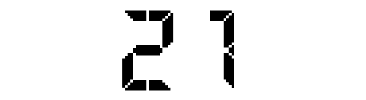 Advanced Pixel LCD-7  Free Fonts Download