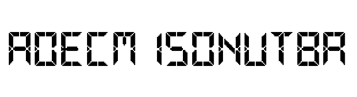 Advanced Pixel LCD-7  Free Fonts Download