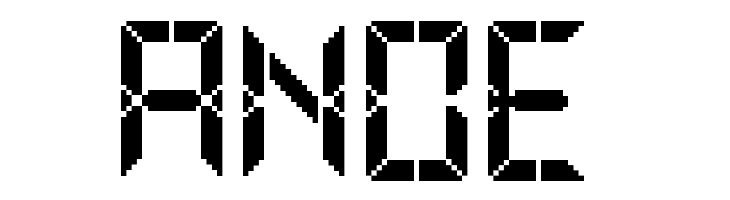 Advanced Pixel LCD-7  Free Fonts Download