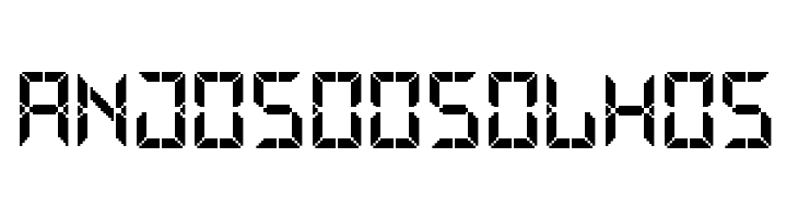 Advanced Pixel LCD-7  Free Fonts Download