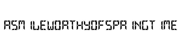 Advanced Pixel LCD-7  Free Fonts Download