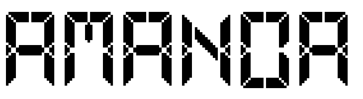 Advanced Pixel LCD-7  Free Fonts Download