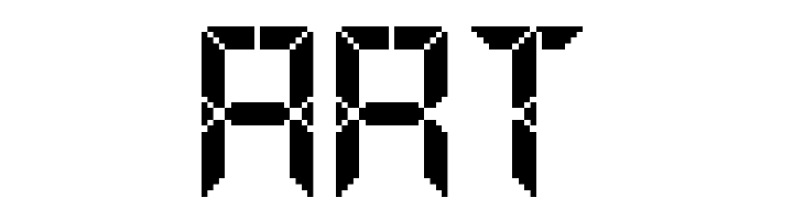 Advanced Pixel LCD-7  Free Fonts Download