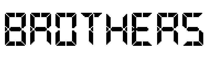 Advanced Pixel LCD-7  Free Fonts Download