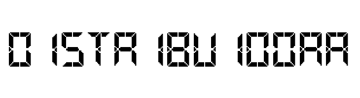 Advanced Pixel LCD-7  Free Fonts Download