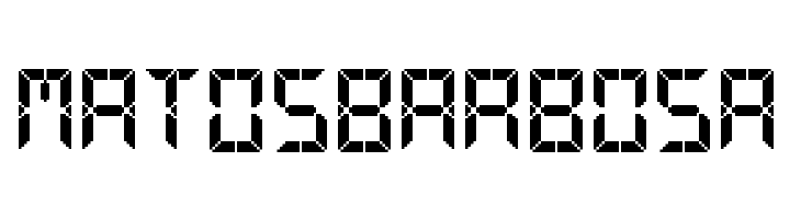 Advanced Pixel LCD-7  Free Fonts Download