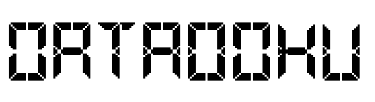 Advanced Pixel LCD-7  Free Fonts Download