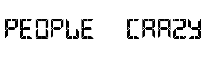 Advanced Pixel LCD-7  Free Fonts Download