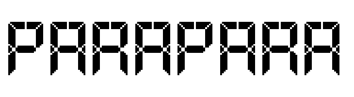 Advanced Pixel LCD-7  Free Fonts Download