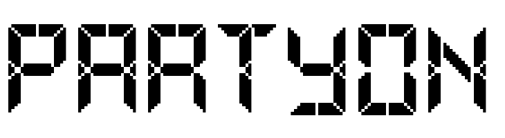 Advanced Pixel LCD-7  Free Fonts Download