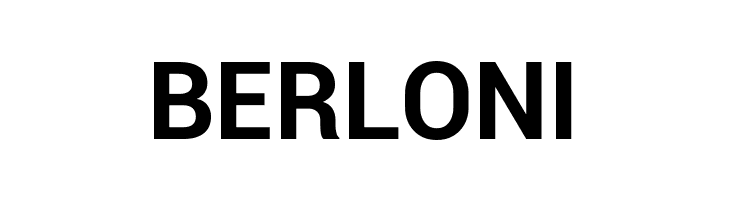BERLONI Roboto Bold Font