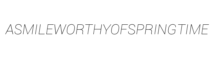 Roboto Thin Italic  Free Fonts Download