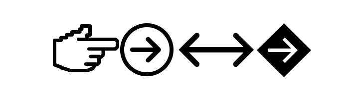 Arrows tfb  Free Fonts Download