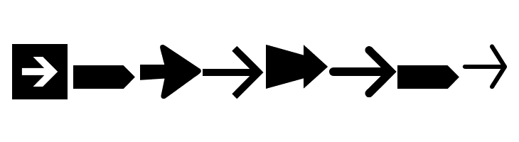 Arrows tfb  Free Fonts Download