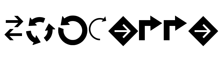 Arrows tfb  Free Fonts Download