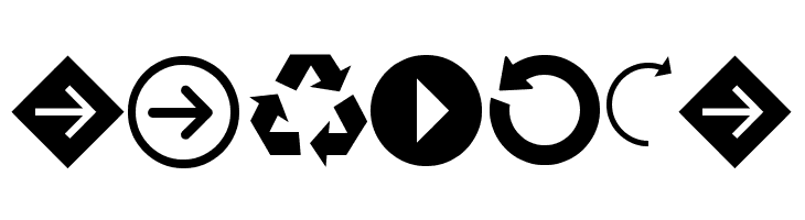 Arrows tfb  Free Fonts Download