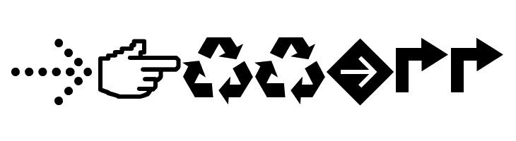 Arrows tfb  Free Fonts Download