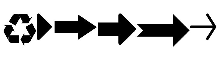 Arrows tfb  Free Fonts Download