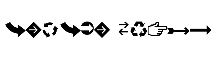 Arrows tfb  Free Fonts Download