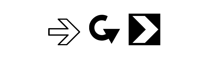Arrows tfb  Free Fonts Download