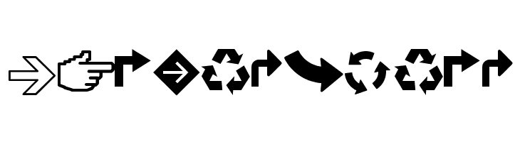 Arrows tfb  Free Fonts Download