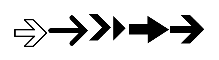 Arrows tfb  Free Fonts Download