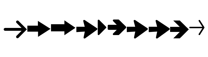 Arrows tfb  Free Fonts Download