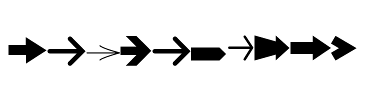 Arrows tfb  Free Fonts Download