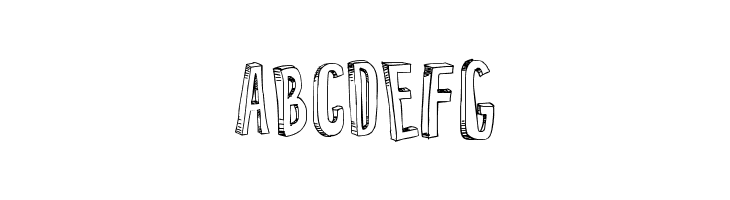 False 3D  Free Fonts Download