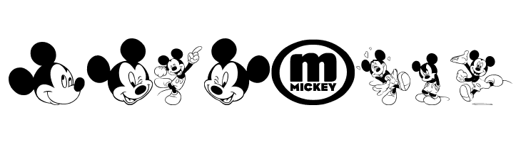 mickey m tfb  Free Fonts Download