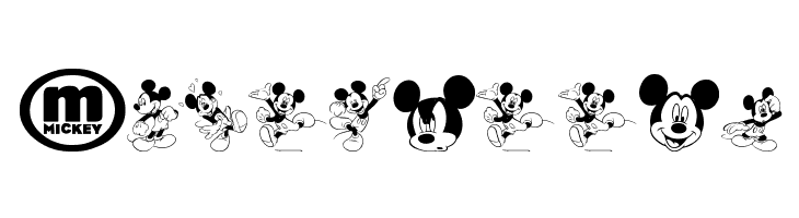 mickey m tfb  Free Fonts Download