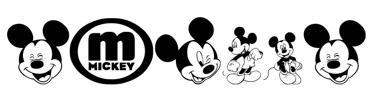 mickey m tfb  Free Fonts Download