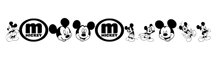 mickey m tfb  Free Fonts Download