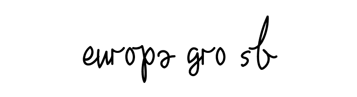 Ekologie Hand PERSONAL USE  Free Fonts Download