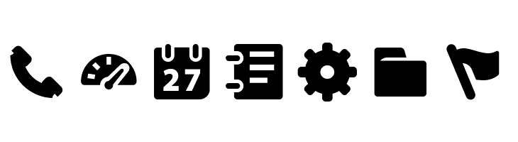 Breezi Icon Set Regular  Free Fonts Download